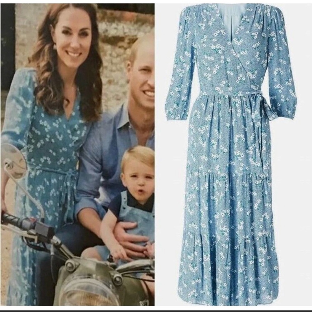 Boden Aurora Midi Wrap dress ASO Kate Middleton